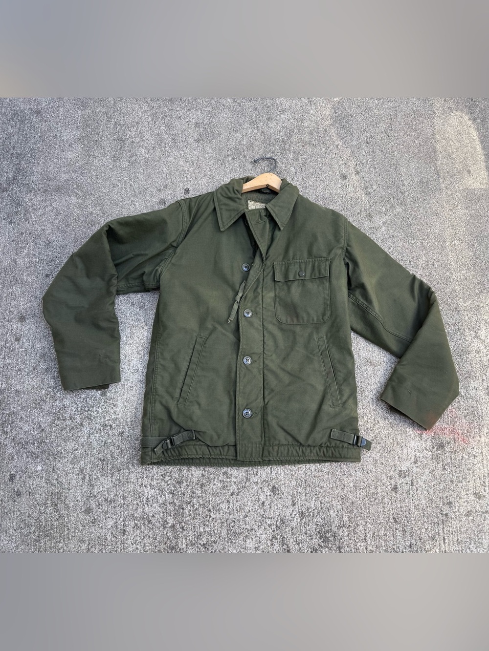 Vintage US Military Cold Weather Permeable Jacket 8415-00-753-5611 Small (34-36)